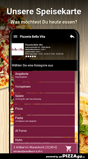 Pizzeria Bella Vita Berlin Screenshot 3