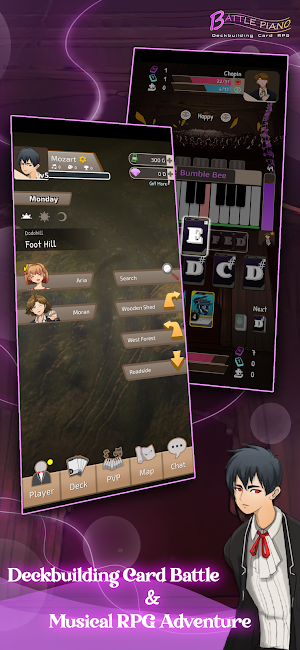 BattlePiano Deckbuilding RPG Screenshot 0