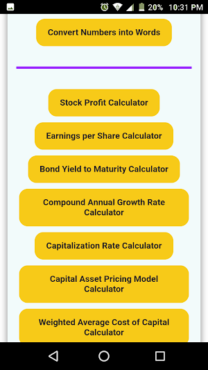 All Business & Financial Calculators in 1 App Screenshot 2