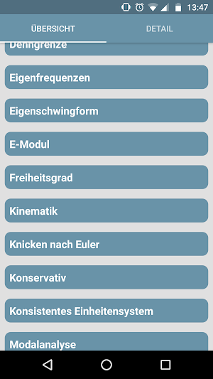 M&P Glossar Screenshot 0