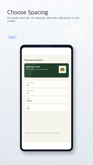 Plant Spacing Quick Screenshot 3