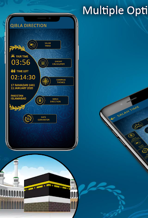 Kiblah Direction Finder– Qibla Locator Compas App Screenshot 0