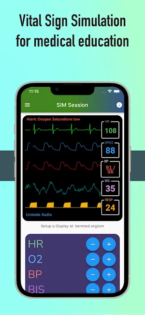 Sim Vitals Screenshot 0