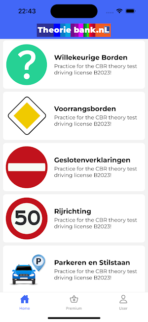 CBR Auto Theorie Examen Screenshot 1