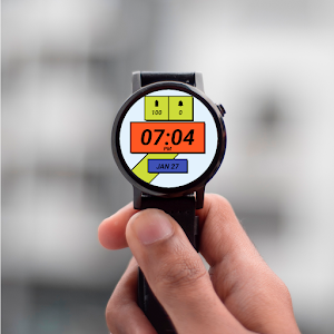 Neobrutalism - watch face Screenshot 3