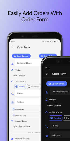 Tailor+ Modern Tailoring App Screenshot 1