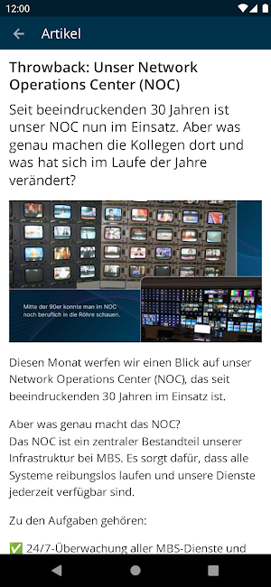 MBSConnect Screenshot 2