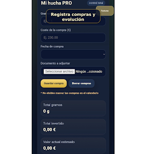 Comparador Oro: oro y monedas Screenshot 2