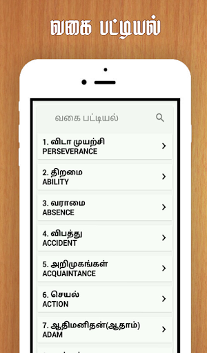 Tamil Proverbs தமிழ் பழமொழிகள் Screenshot 1
