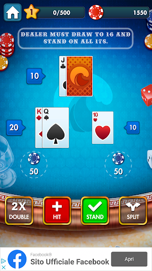 BlackJack 21 Free Screenshot 3