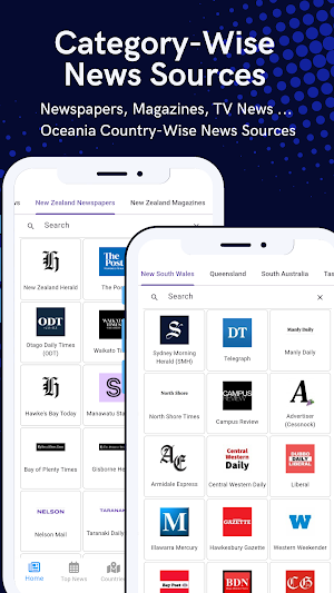 AUS & Oceania News & Newspaper Screenshot 1