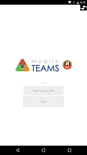 TEAMS Portal Screenshot 0