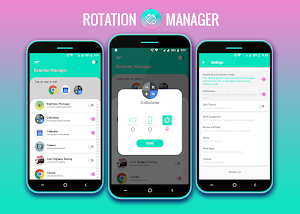Rotation Manager - Screen Orientation Manager Screenshot 0