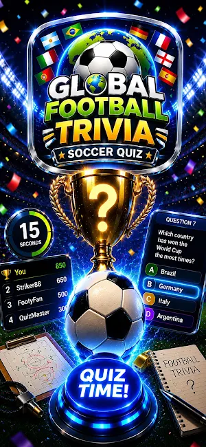 Global Football Trivia Quiz Screenshot 0