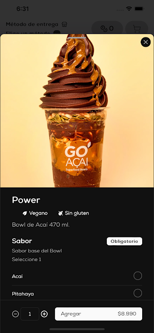 Go Acaí Screenshot 2