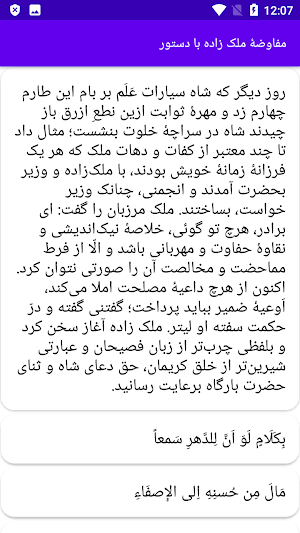دیوان کامل سعدالدین وراوینی Screenshot 2