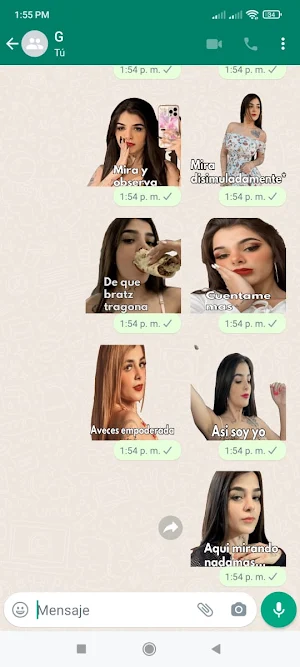 Stickers de Karely Ruiz Screenshot 1