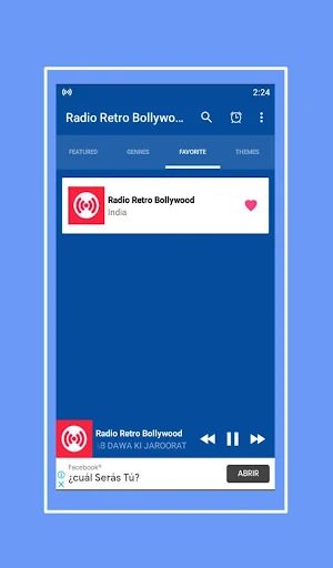 radio retro bollywood Screenshot 0