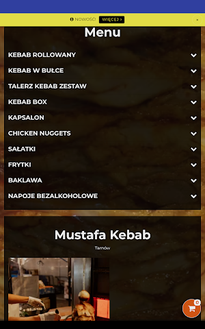 Mustafa Kebab Tarnów Screenshot 2