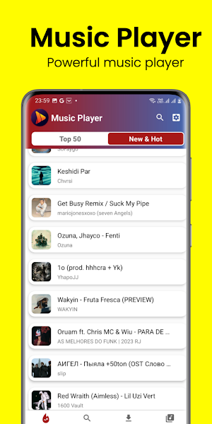 Music Player Screenshot 2