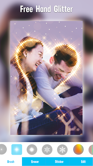 3D Glitter Effect - Glitter Photo Editor Screenshot 2