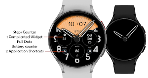Orange Aviator Watch Face Screenshot 2