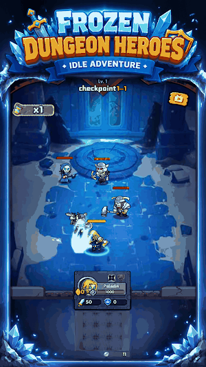 Frozen Dungeon Heroes Screenshot 2