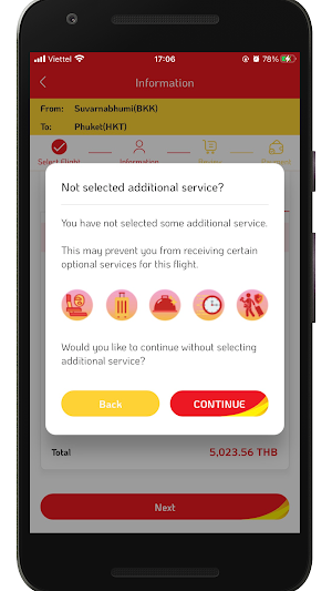 Thai VietJet Screenshot 3