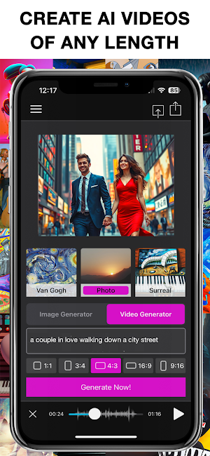 AI Music Video Generator MAIVE Screenshot 0