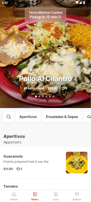 Taxco Mexican Cuisine Screenshot 1