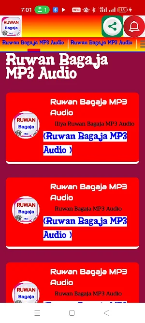 Ruwan Bagaja MP3 Audio Screenshot 1