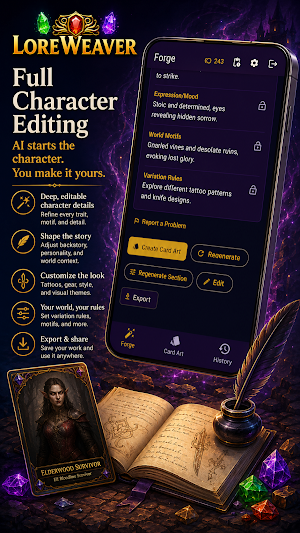 LoreWeaver Screenshot 2