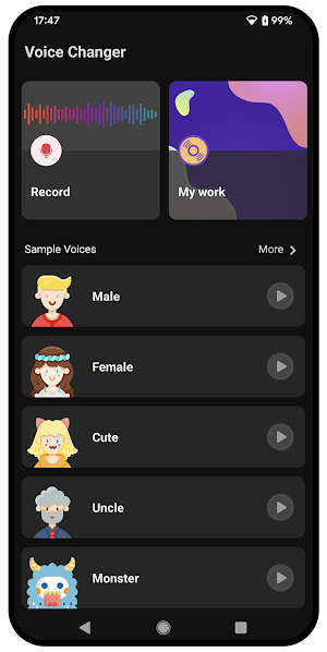 Voice Changer with Effects Screenshot 0