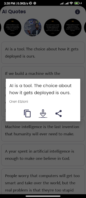AI Quotes and Sayings Screenshot 3