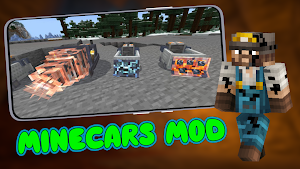 Minecarts Mod for Minecraft PE Screenshot 1