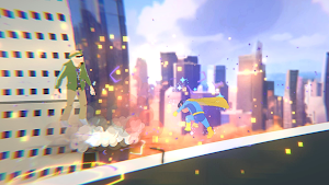 Flying Man City Hero Screenshot 1