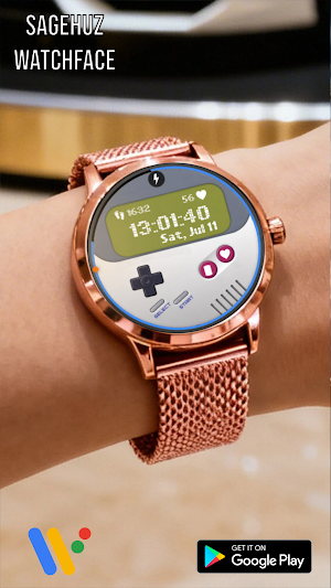 Retro Handheld Watch Face A110 Screenshot 1