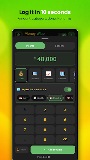 Money Wise: Budget & Expense Screenshot 1