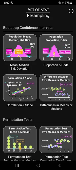 Art of Stat: Resampling Screenshot 0