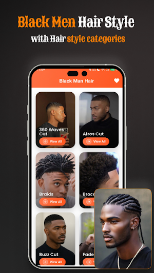 Black Men Haircut: Hair Styles Screenshot 1