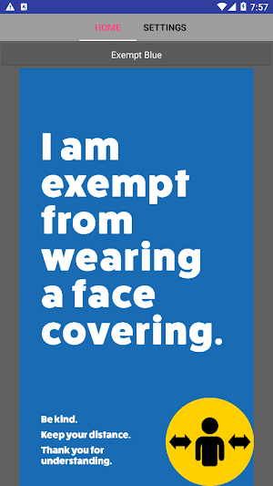 Facemask Exempt Screenshot 0