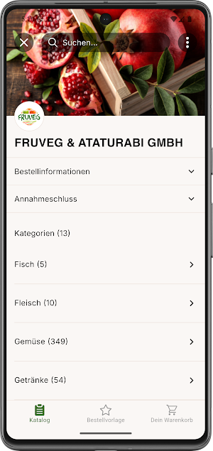 Fruveg App Screenshot 2