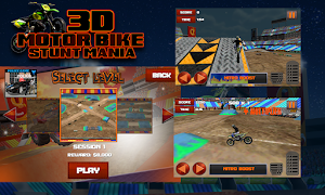 3D Motor Bike Stunt Mania Screenshot 2