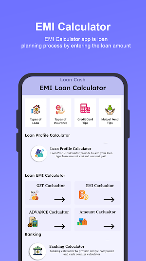CashLoan: EMI Loan Calcualor Screenshot 2