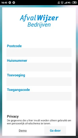 Afvalwijzer Bedrijven Screenshot 0