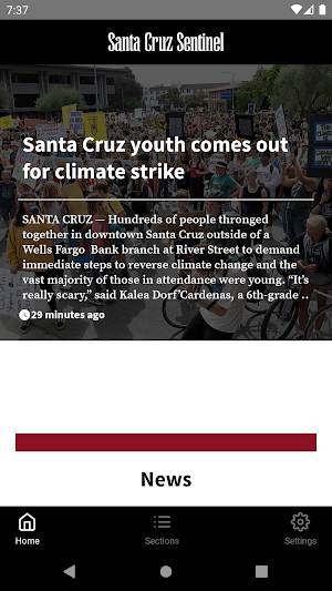 Santa Cruz Sentinel Screenshot 0