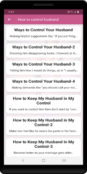 How to control husband Screenshot 1