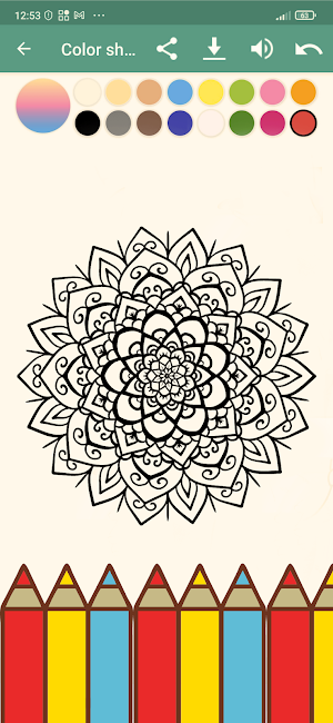 Mandala: Color By Number Screenshot 1