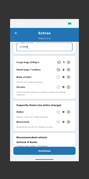 Texsito - הזמן מונית לנתב"ג Screenshot 2