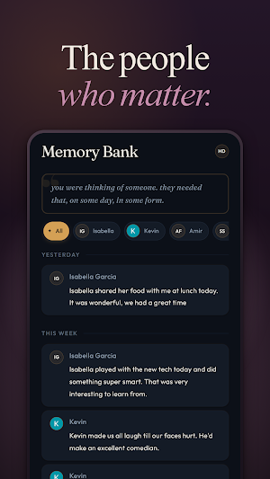 tess – Journal·Connect·Bloom Screenshot 2